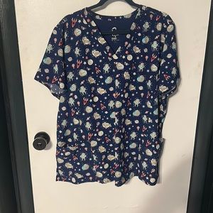 Maevn EUC sloth scrub top